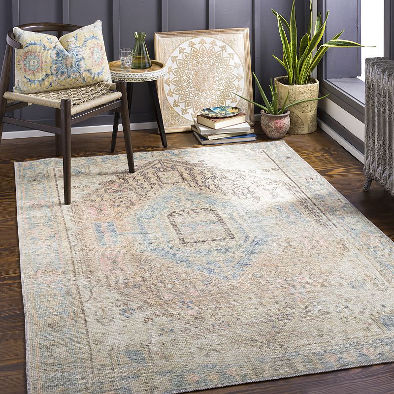 Decor 140 Arellano Traditional Washable Area Rug