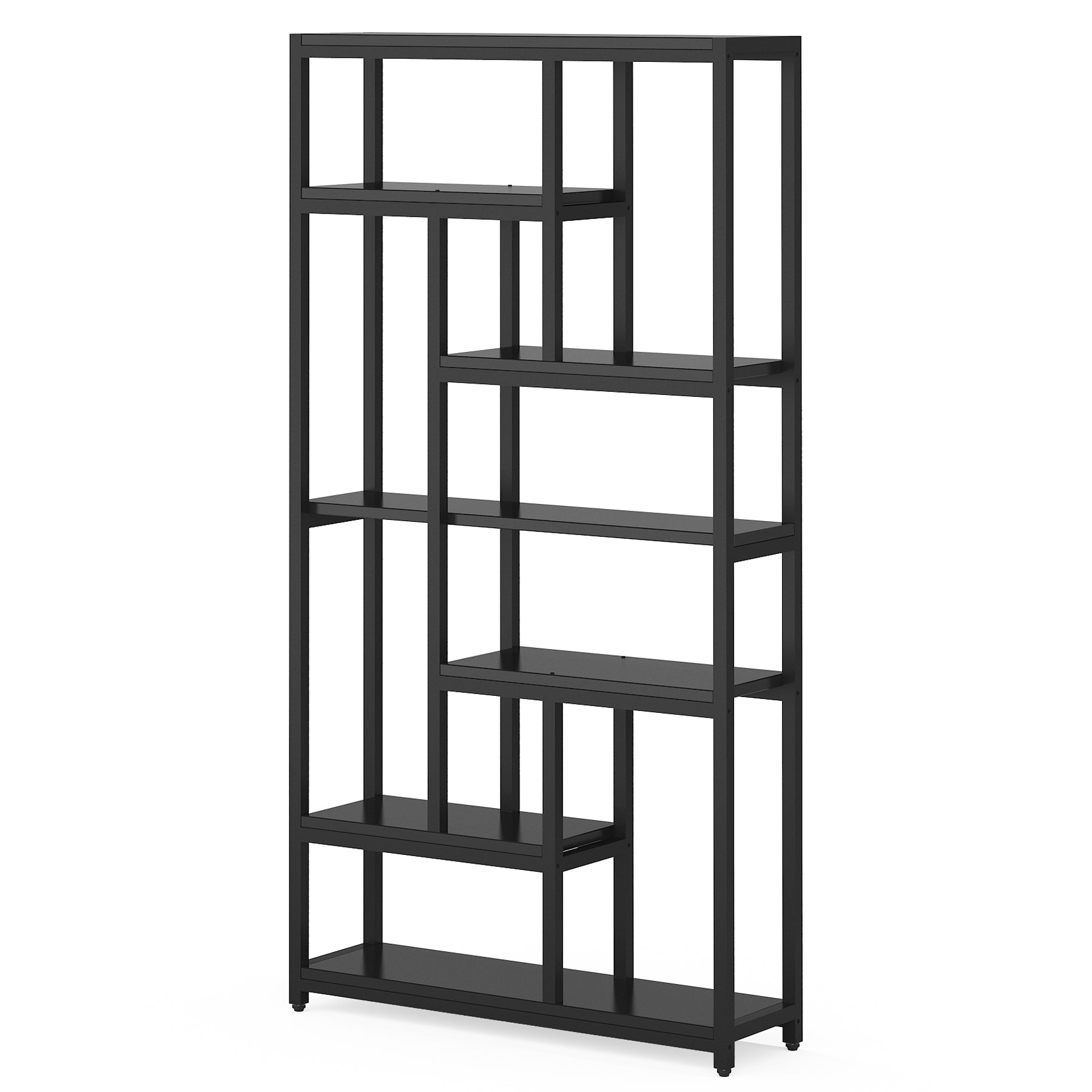 79 Tall Bookshelf, 7-Tier Bookcase Open Display Shelves