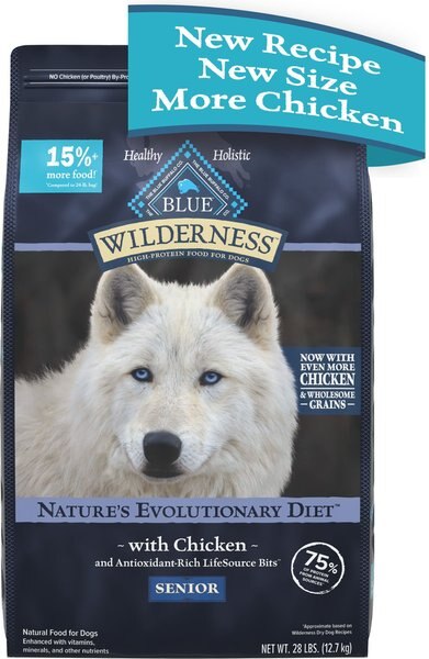 Blue Buffalo Wilderness Chicken Senior Dog Dry Food