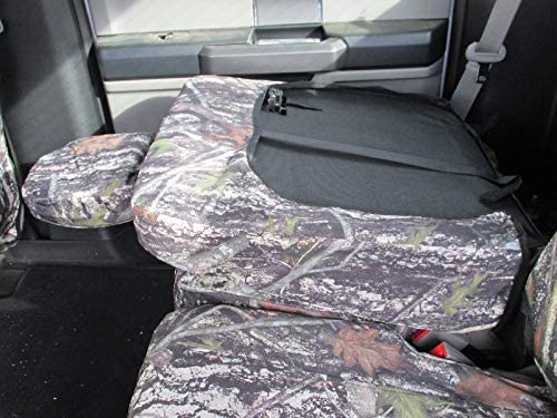 Durafit Seat Covers made to fit， FD81 XD3 C 2015-2019 F150/F550 Camo Endura and for 2015-2019 Ford F150 Super Crew Front and Rear Seat Cover Set.