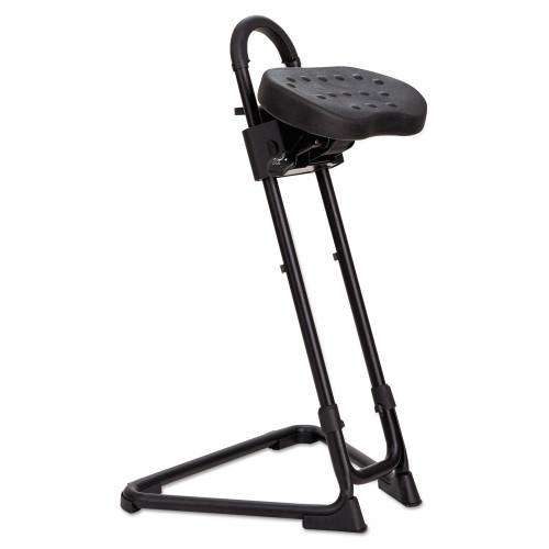 Alera SS Series Sit/Stand Adjustable Stool， Supports Up to 300 lb， Black (SS600)