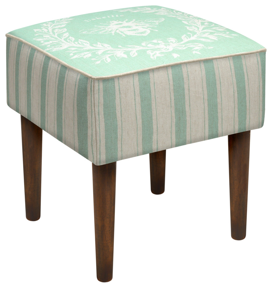 Napoleon Bee Modern Vanity Stool   Contemporary   Vanity Stools And Benches   by 123 Creations  Houzz