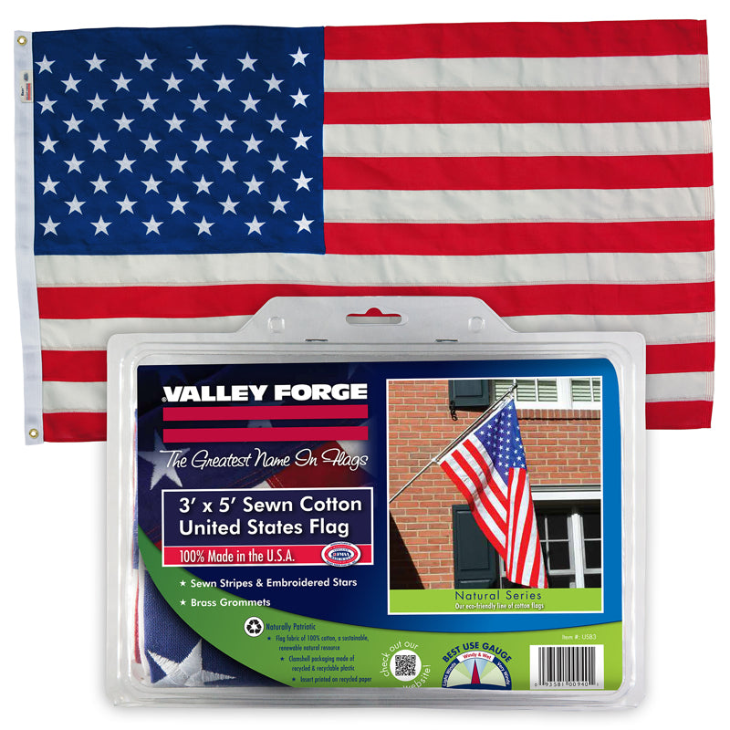 FLAG USA COTTON 36X60