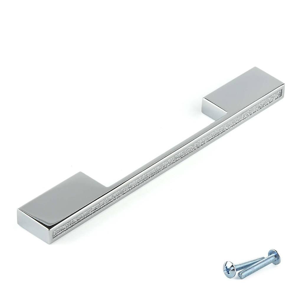 M4TEC Bar Knob Kitchen Cabinet Door Handles Cupboards Drawers Bedroom Furniture Pull Handle Polished chrome with sealed glitter centre. C5 series