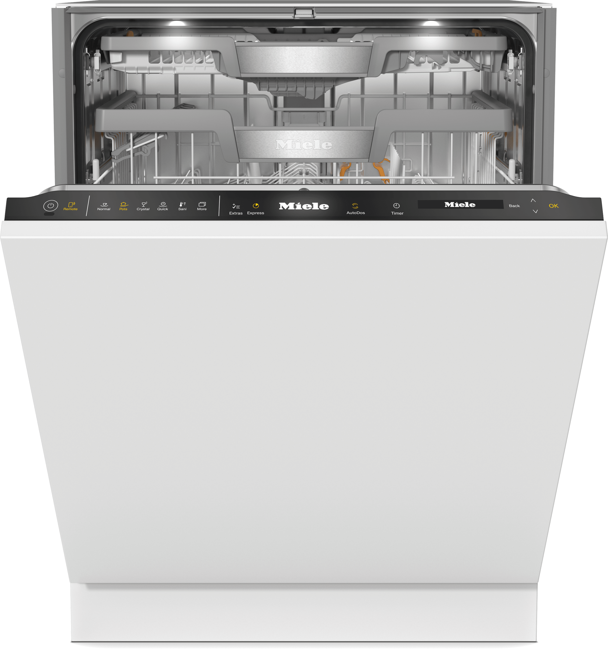 Miele G7791SCVI AUTODOS K2O OBSIDIAN BLACK G 7791 Scvi Autodos K2O - Fully Integrated Ada Dishwasher With Automatic Dispensing Thanks To Autodos With Integrated Powerdisk.