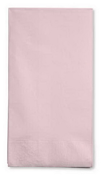 Creative Converting 95158 Classic Pink Guest Towel...