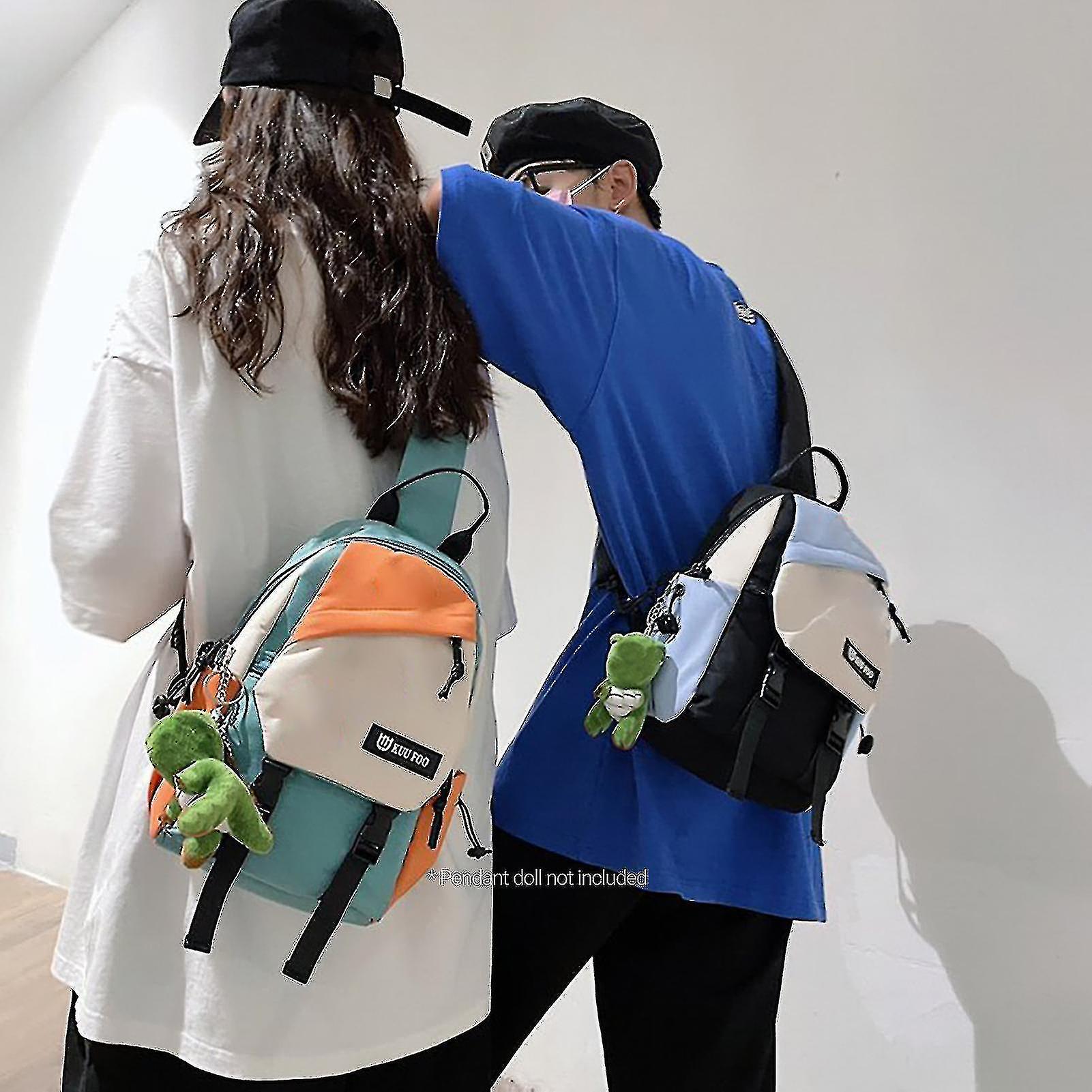 Bag Lar Functal Leisure Sports Pack Student Shoulder Bag For Women Men