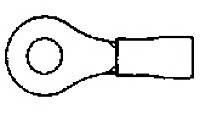 TE Connectivity 324057 RING TERMINAL/9.53 mm stud/...