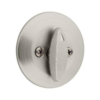 Kwikset 660 Satin Nickel Single Cylinder Deadbolt Featuring SmartKey Security and Microban Technology T66015SMTCPK6V2