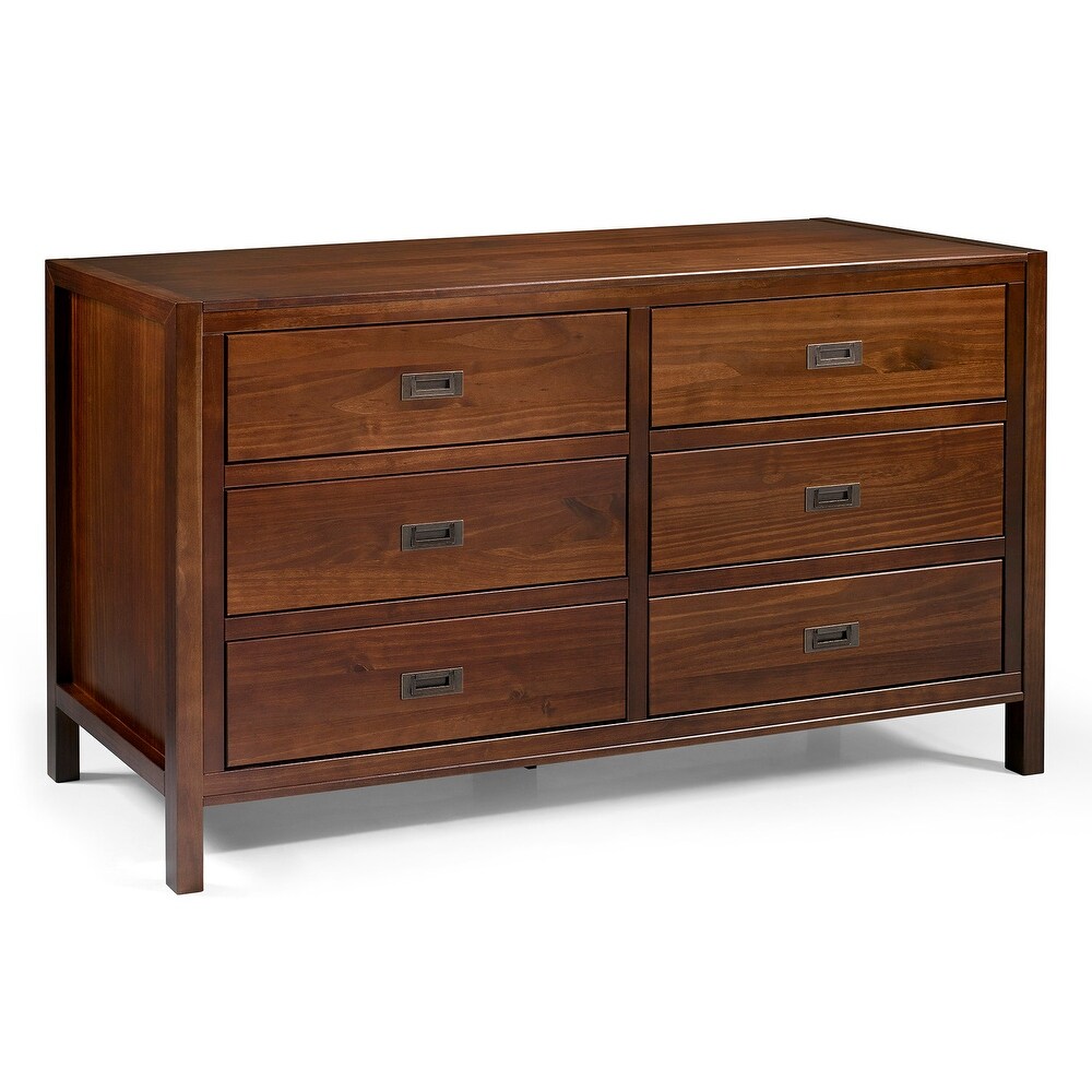 Middlebrook Modern Solid Wood 6 Drawer Dresser