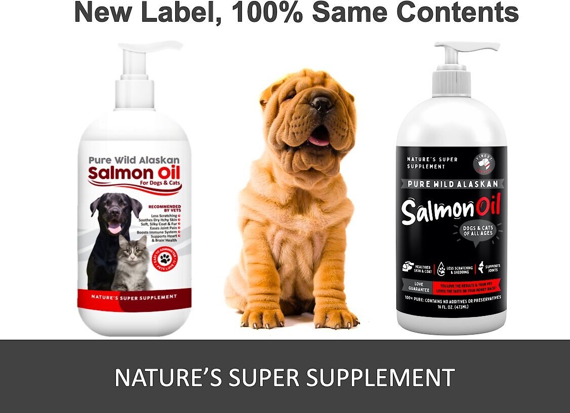 Finest for Pets Wild Alaskan Salmon Oil Dog and Cat Supplement