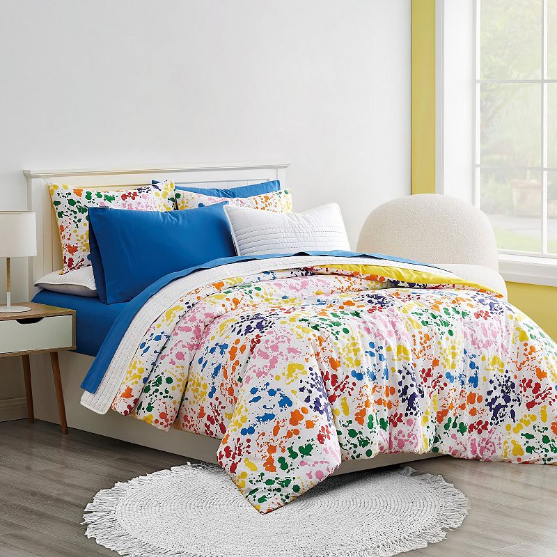 Crayola Splatter 2 Piece Comforter Set