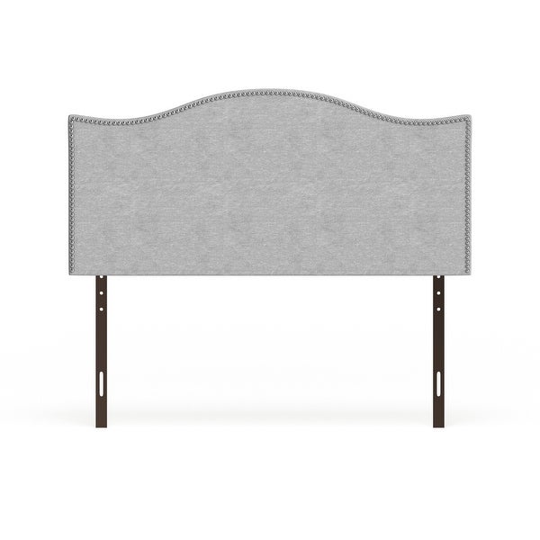 Copper Grove Mountjoy King-size Nailhead Upholstered Headboard - - 18180226