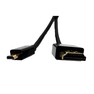 Micro Connectors Inc 15 ft. HDMI to Micro HDMI 4K Ultra HD High-Speed with Ethernet Cables Black (5-Pack) H2-15MD4KSL-5