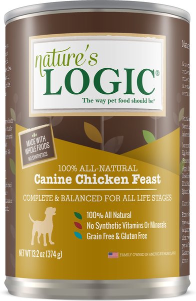 Nature's Logic Canine Chicken Feast All Life Stages Grain-Free Canned Dog Food