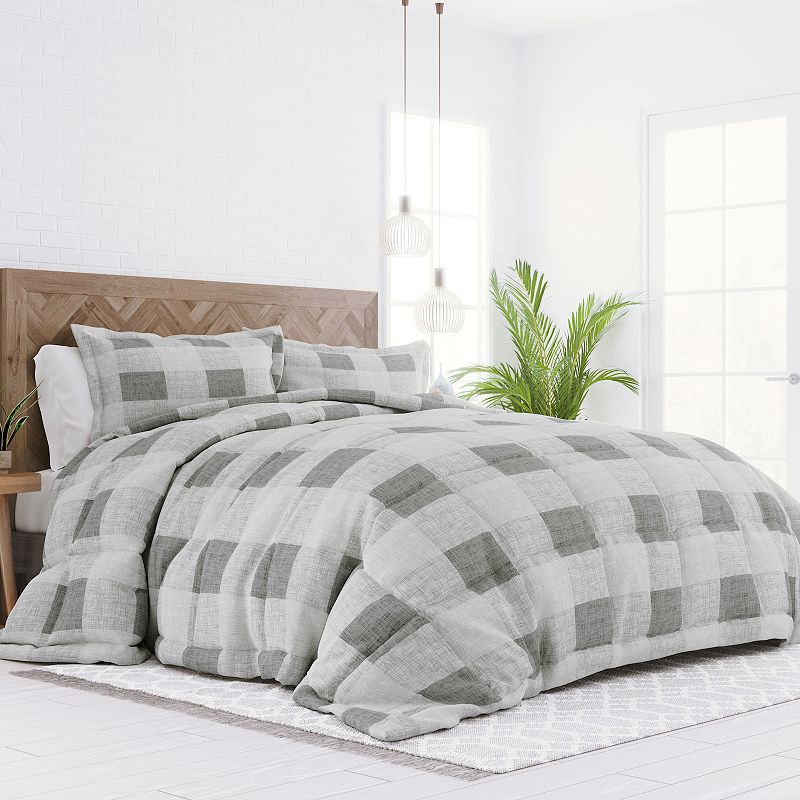 Home Collection Premium Ultra Soft Gingham Down-Alternative Comforter