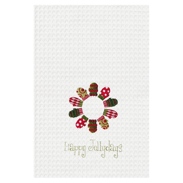 C amp f Home Happy Jollydays Waffle Weave Kitchen Towel