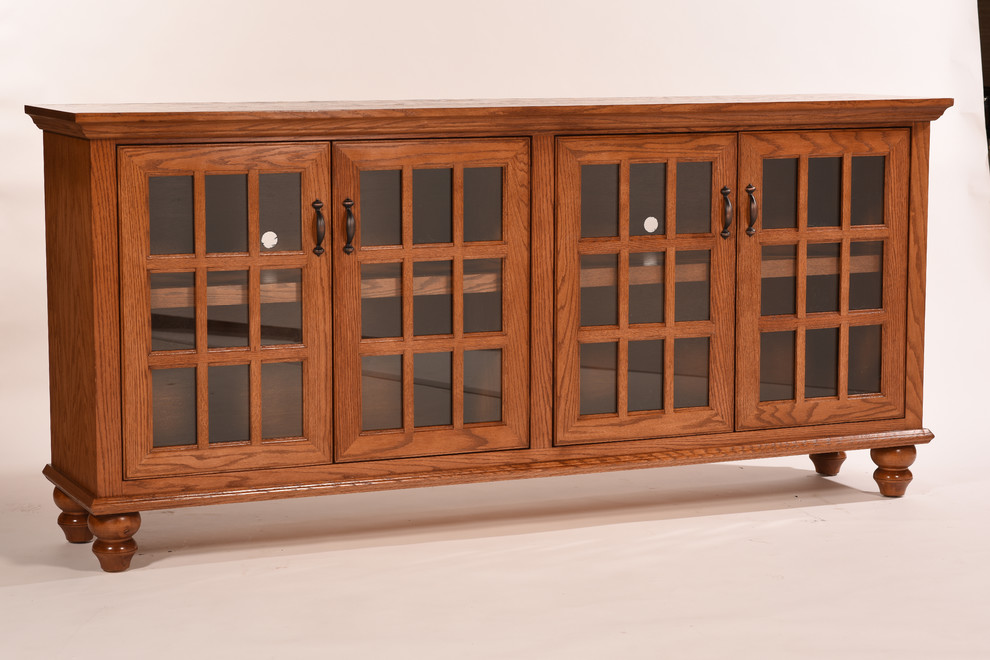 80 quotKeystone  Entertainment Console   Traditional   Entertainment Centers And Tv Stands   by Eagle Furniture  Houzz