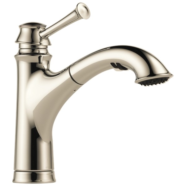 Baliza Single Handle Pull-Out Kitchen Faucet - Polished Nickel