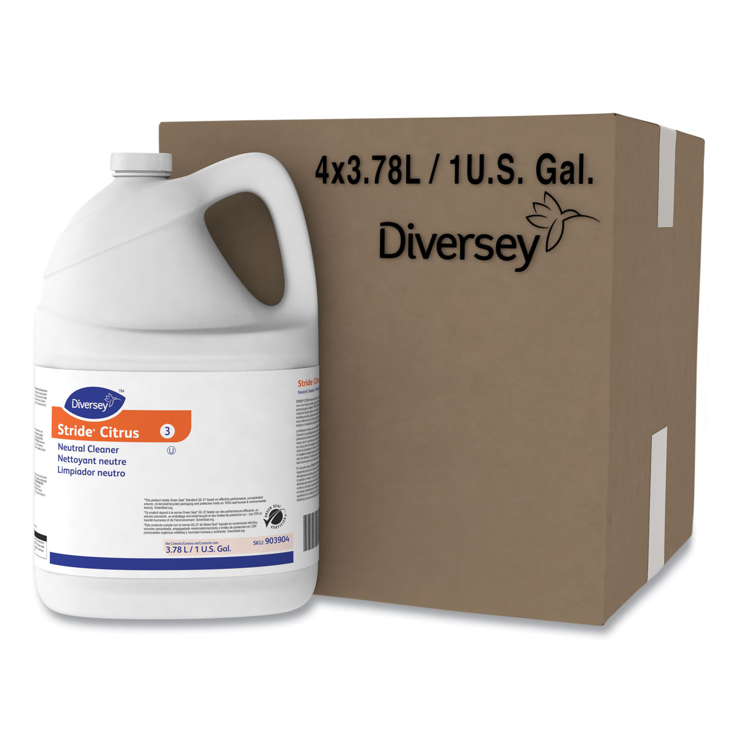 Stride Neutral Cleaner by Diverseyandtrade; DVO903904