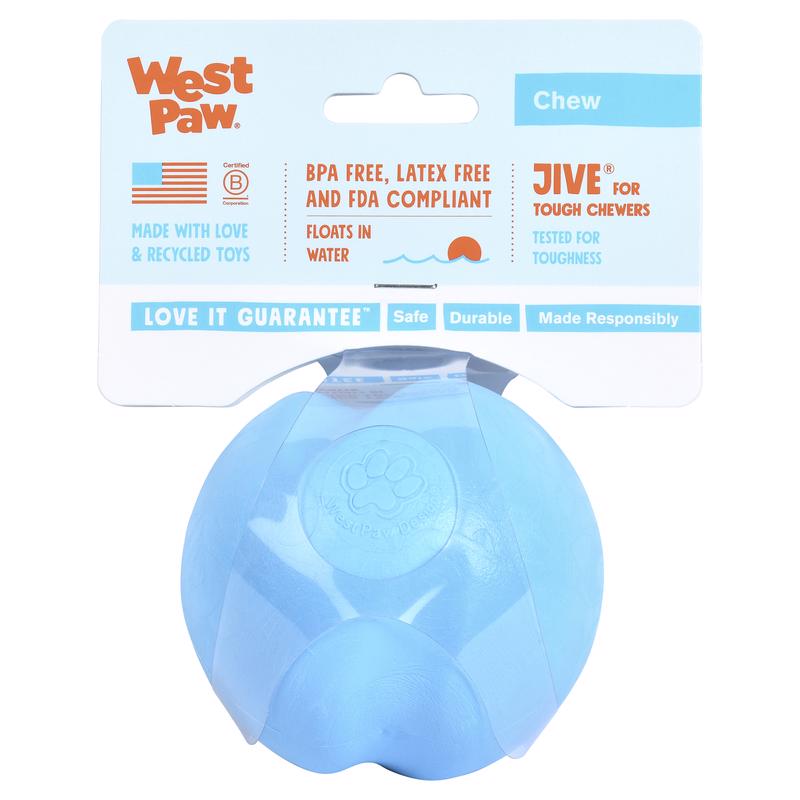 JIVE DOG CHEW BALL AQUA