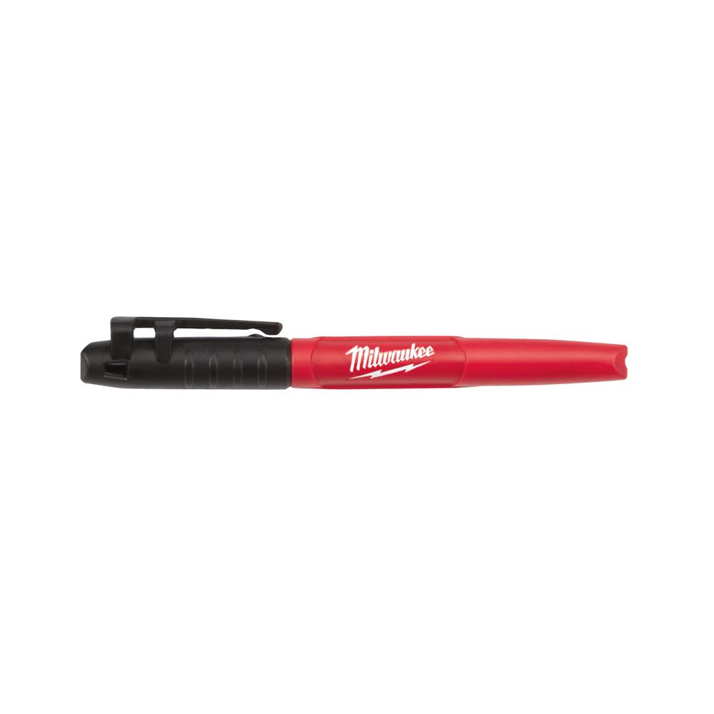 Milwaukee INKZALL Fine Point Black Marker (4 Pack) 48-22-3104 from Milwaukee