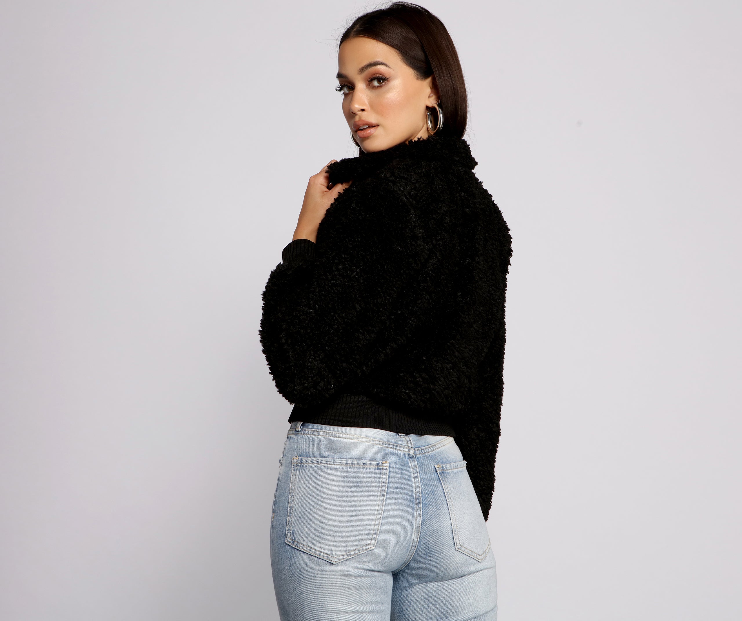 Back To Basics Faux Fur Jacket