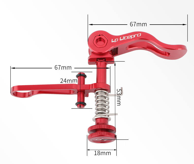 Aluminum oy Axle Cycling Seat Post Clamp Litepro Folding Bicycle Seatpost Clamp For Brompton Bike Parts