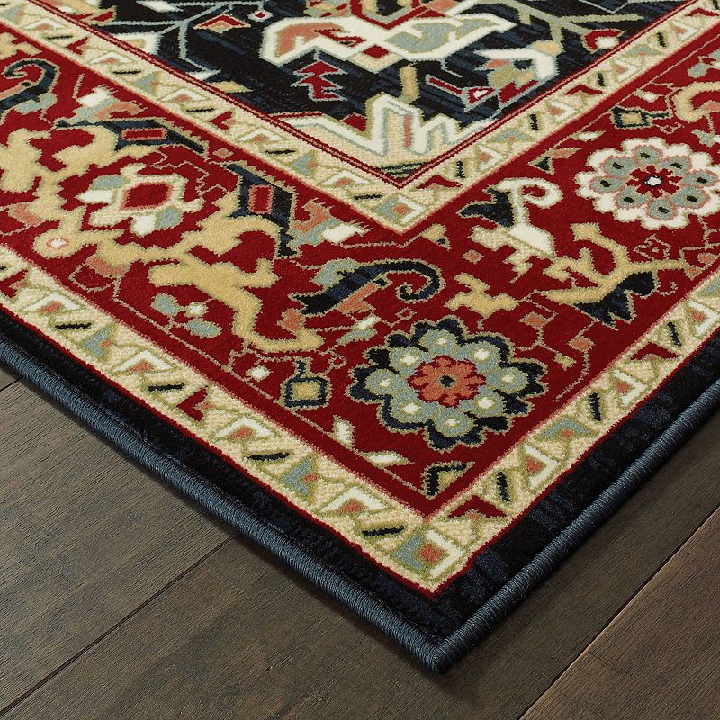 StyleHaven Keswick Regent Medallion Framed Rug