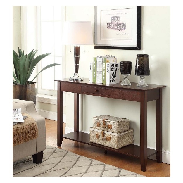 American Heritage Console Table With Drawer Breighton Home