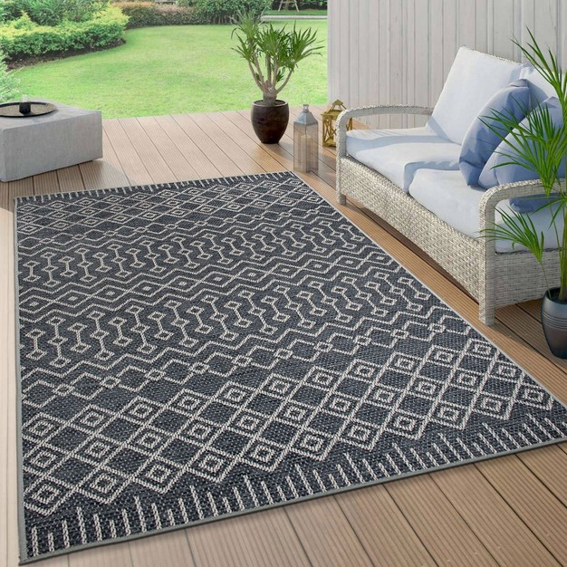 World Rug Gallery Trellis Bohemian Indoor outdoor Area Rug