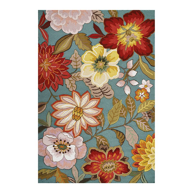 Nourison Fantasy Modern Borderless Floral Rug