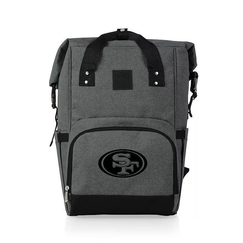 Picnic Time San Francisco 49ers On The Go Roll-Top Cooler Backpack