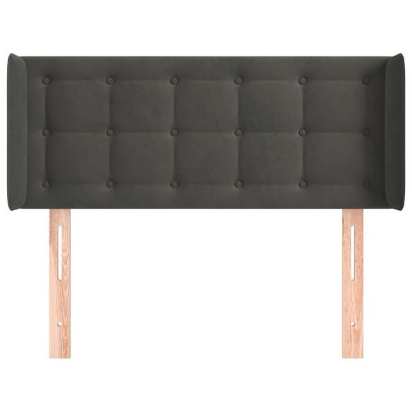 vidaXL Headboard with Ears Dark/Light Gray 40.6