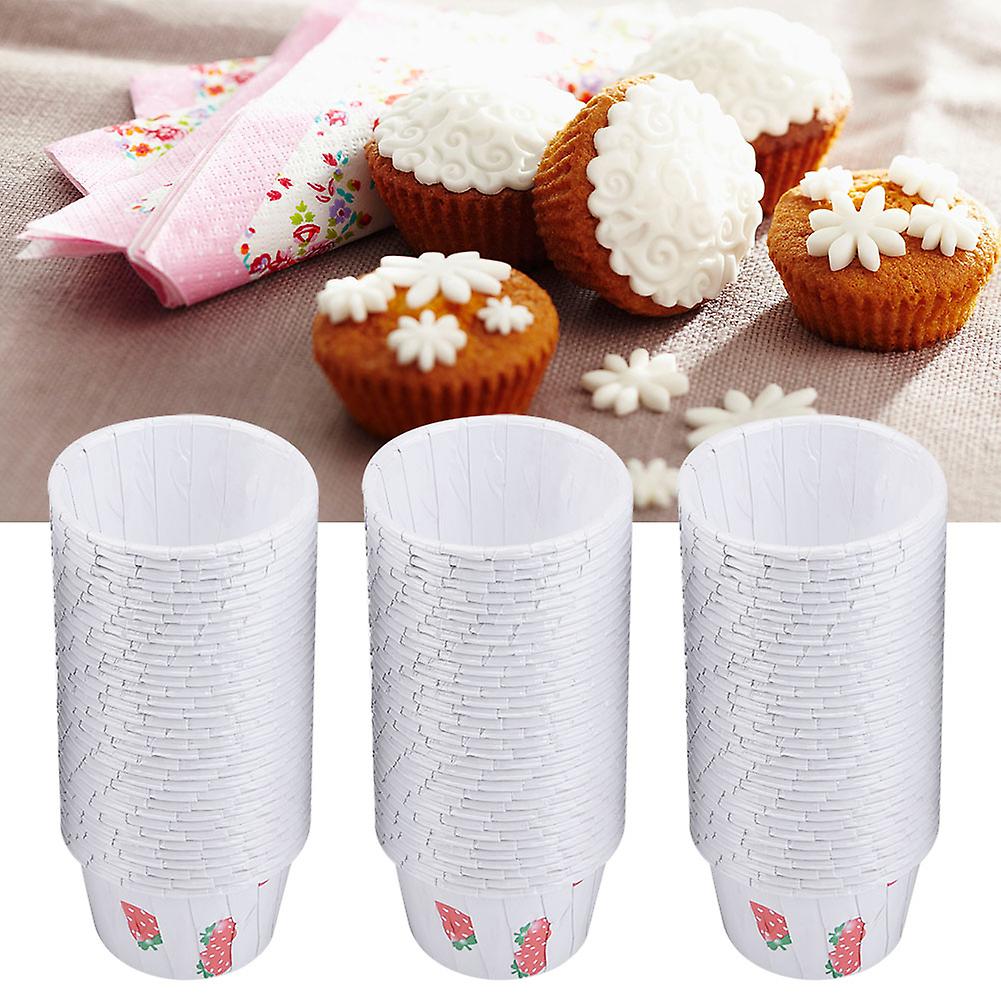 100PCS Mini Cupcake Liners Paper Round Cake Baking Cups Muffin Cases Home Party Wedding