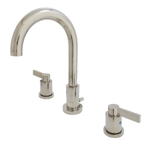 Kingston Brass NuvoFusion Widespread Bathroom Faucet with Drain Assembly