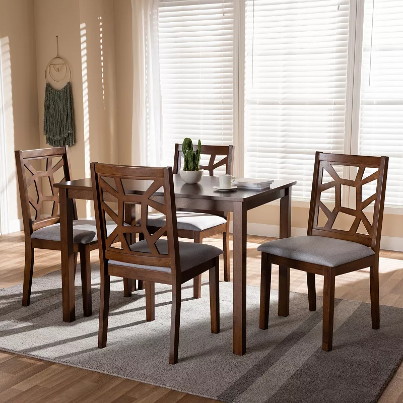 Baxton Studio Abilene Gray Dining Set