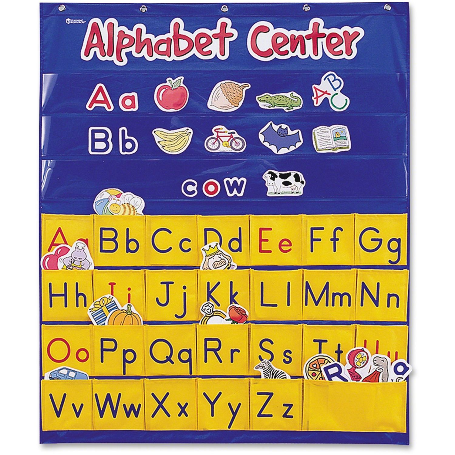 Alphabet Center Pocket Chart by Learning Resources LRNLER2246