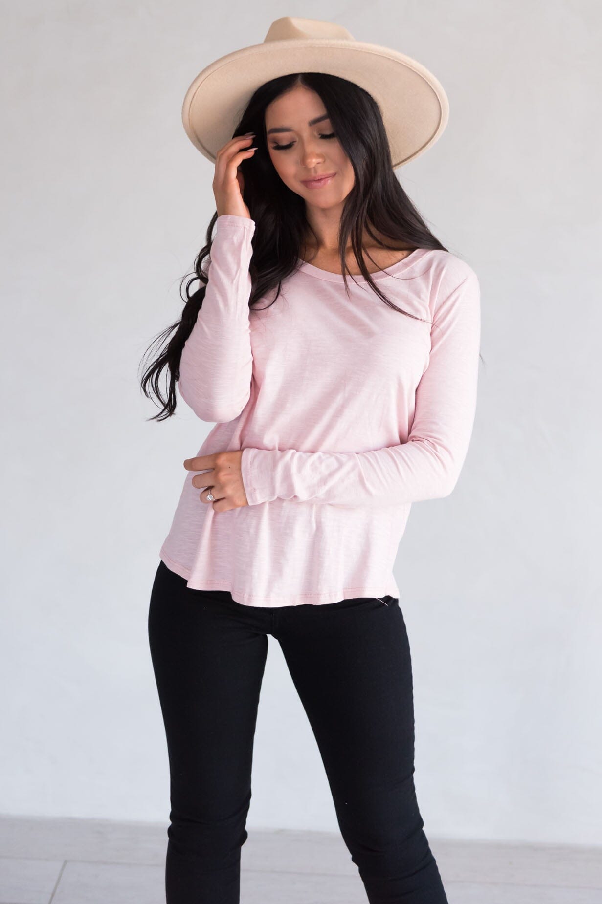 Blushing Beauty Modest Top