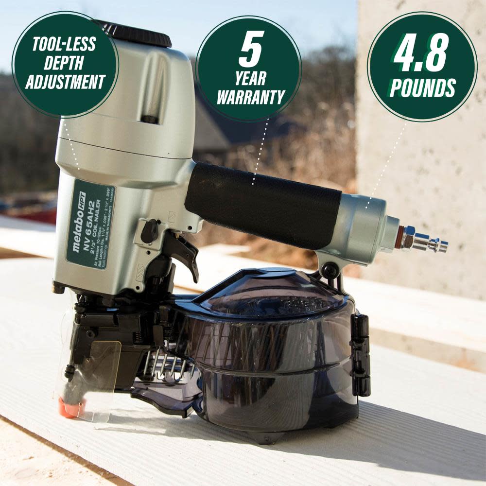 2-1/2In Coil Siding Nailer ;