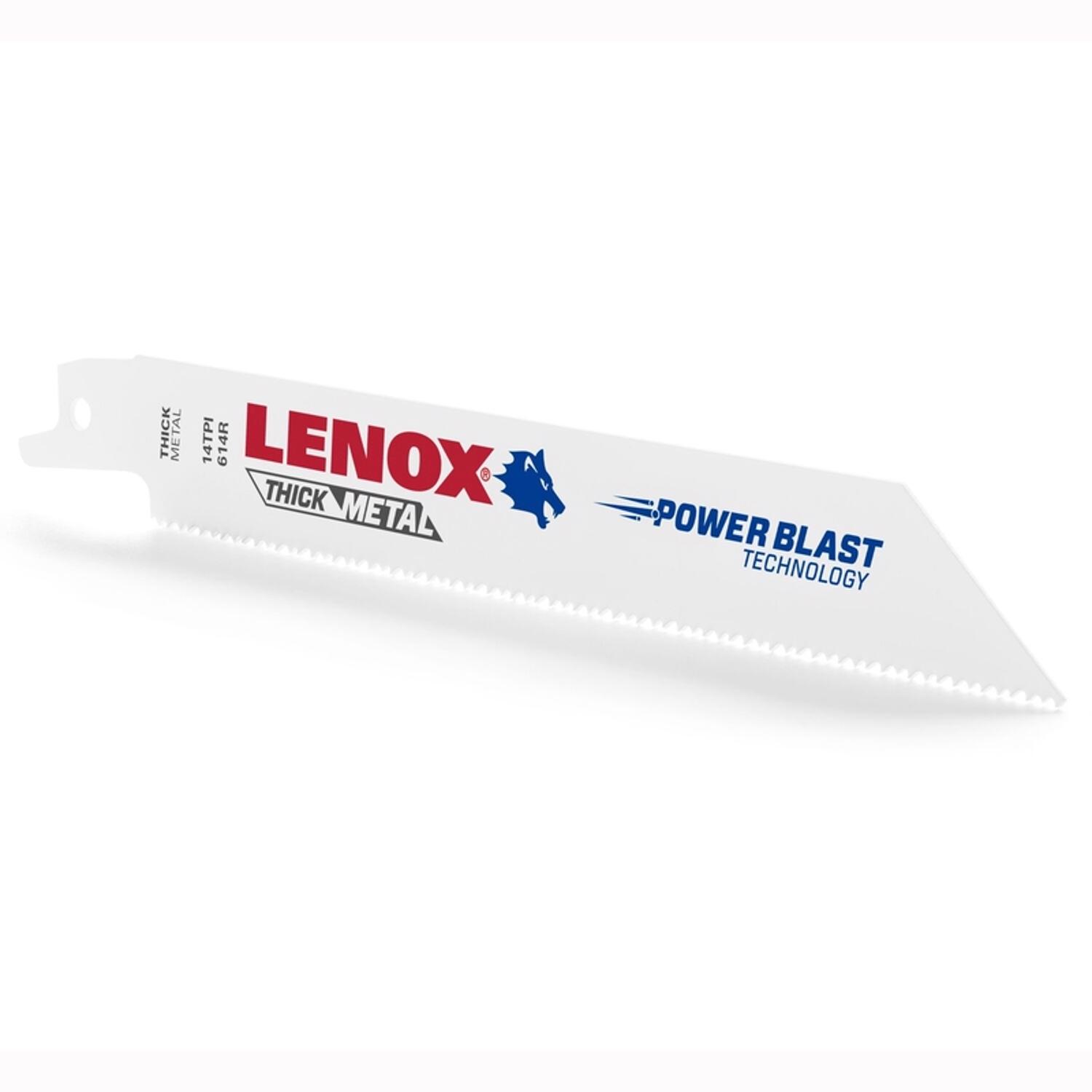 LENOX METALWOLF 6 in. Bi-Metal WAVE EDGE Reciprocating Saw Blade 14 TPI 1 blade