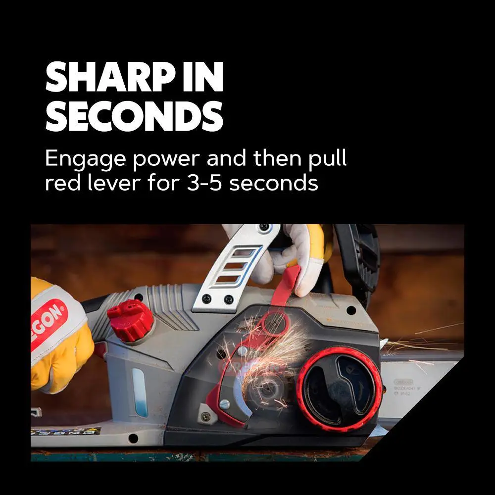 Oregon CS1500 Self-Sharpening 15 Amp Corded Electric Chainsaw 18 in. Bar Equipped with PowerSharp Saw Chain 603352
