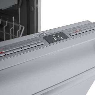 Bosch 800 Series 18 in. ADA Compact Top Control Dishwasher in Stainless Steel with Stainless Steel Tub and 3rd Rack 44dBA SPX68B55UC