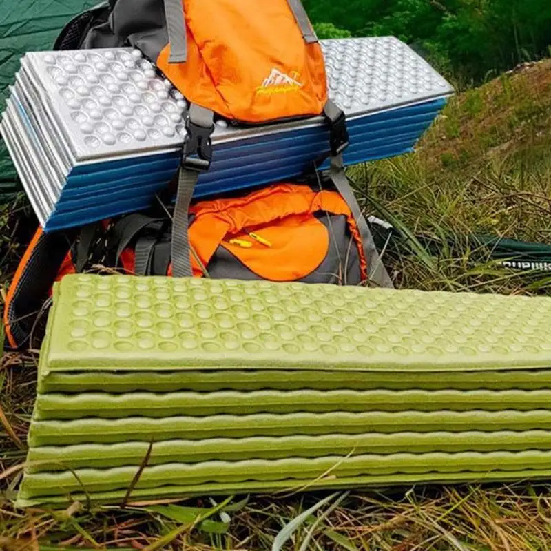 Roll Mini Pocket Waterproof Folding Foam Picnic Bag Double Ultralight Double Sleeping Pad Egg Trough Camping Mat