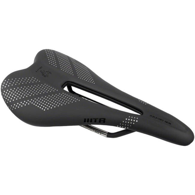WTB Gravelier Medium Fusion Form Saddle - Stainless Rail - Black