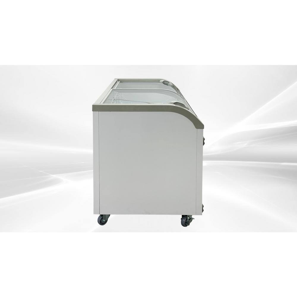 Cooler Depot 56 in. W 11.15 cu.ft. Commercial Manual Defrost Chest Freezer in White DXXWD-500Y