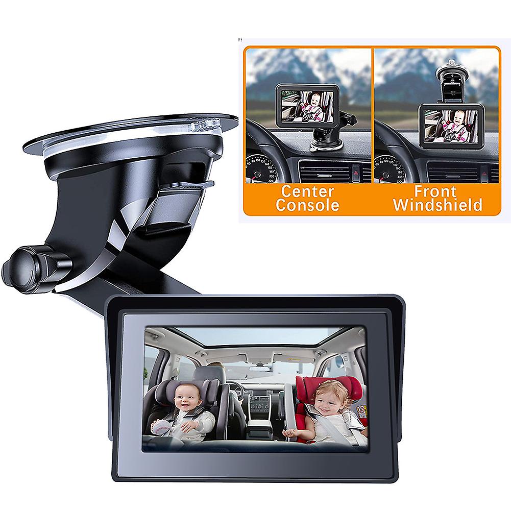 Baby Car Mirror Camera For Back Seat With 4.3inch Clear Night Vision Display