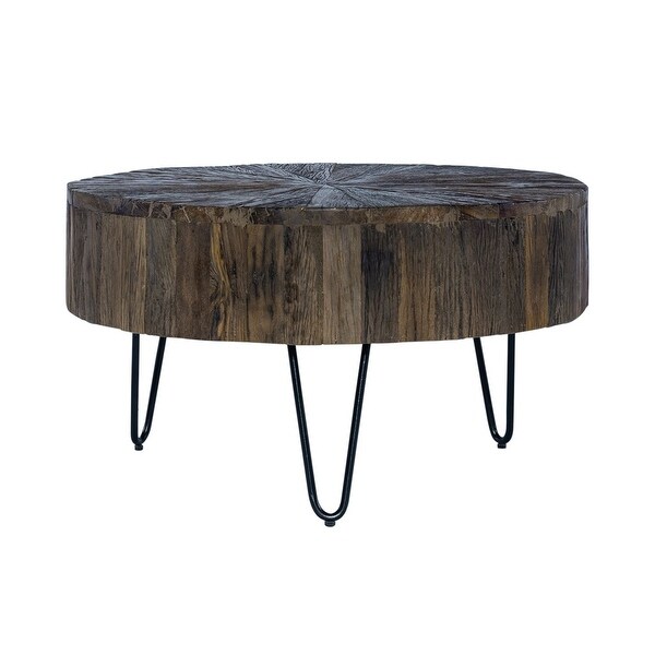 Canyon Railroad Brown Accent Cocktail Table