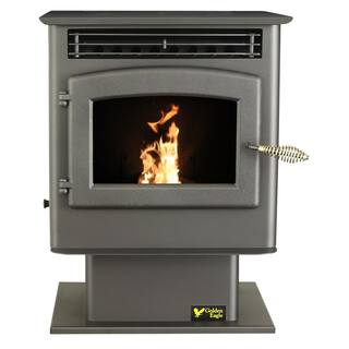 US Stove 1800 sq. ft. EPA Certified Pellet Stove with 45 lb. Hopper and Auto Ignition 5040