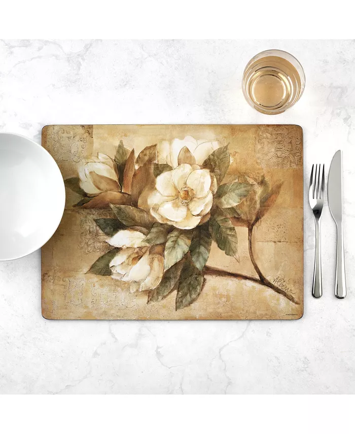 Pimpernel Sugar Magnolia Placemats Set of 4